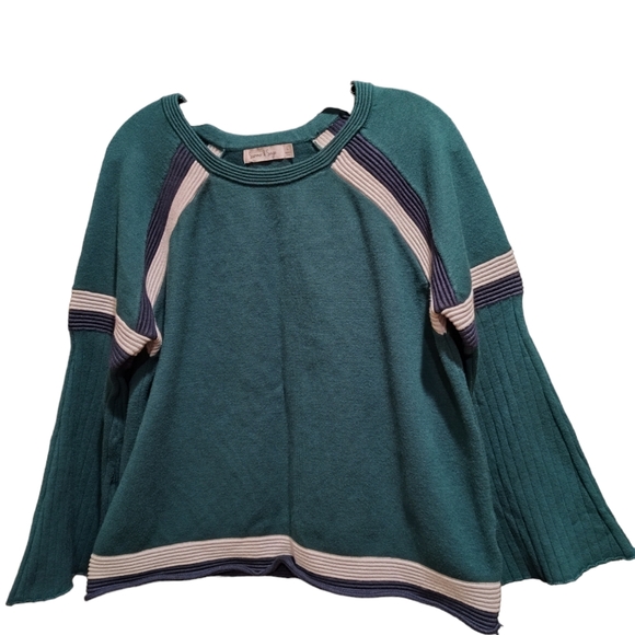 Summer & Sage Green and Navy sweater - Picture 4 of 8